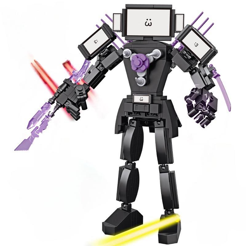 Skibidi Mutant Titan Camera Building Block Cartoon or Game Doll Kids Toys Speaker Camera Titan TV Clock Toilet Bricks Man Model