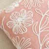 Boho Pink Daisy Floral Throw Pillow Cover Aesthetic Handmade Flower Decorative Cushion Case Forhome Decor