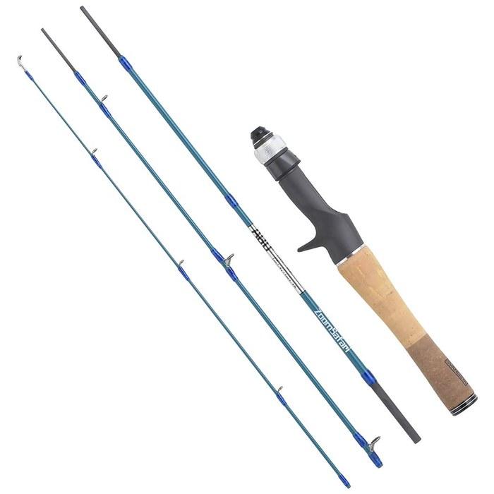 AbuGarcia ZoomSafari ZMSC-464L Pack Rod Baitcasting Light Blue 4.6ft-L