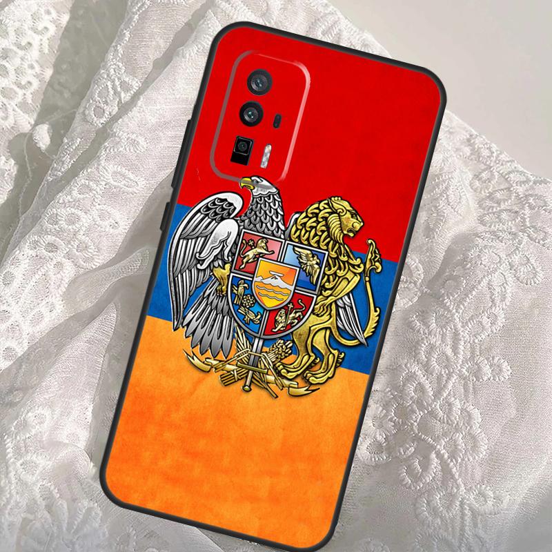 

Герб Армении Чехол для телефона с флагом для Xiaomi 14T Pro 13T 12T 11T 13 14 Ultra POCO X6 Pro M6 X3 X5 M5s F3 F5 F6 Чехол Mi 11T (11T Pro)