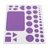 Paper Quilling Template Board Eva Mold Portable Ergonomic Design for DIY Paper Craft Cards Wall Decor Quilling Slotted Tool