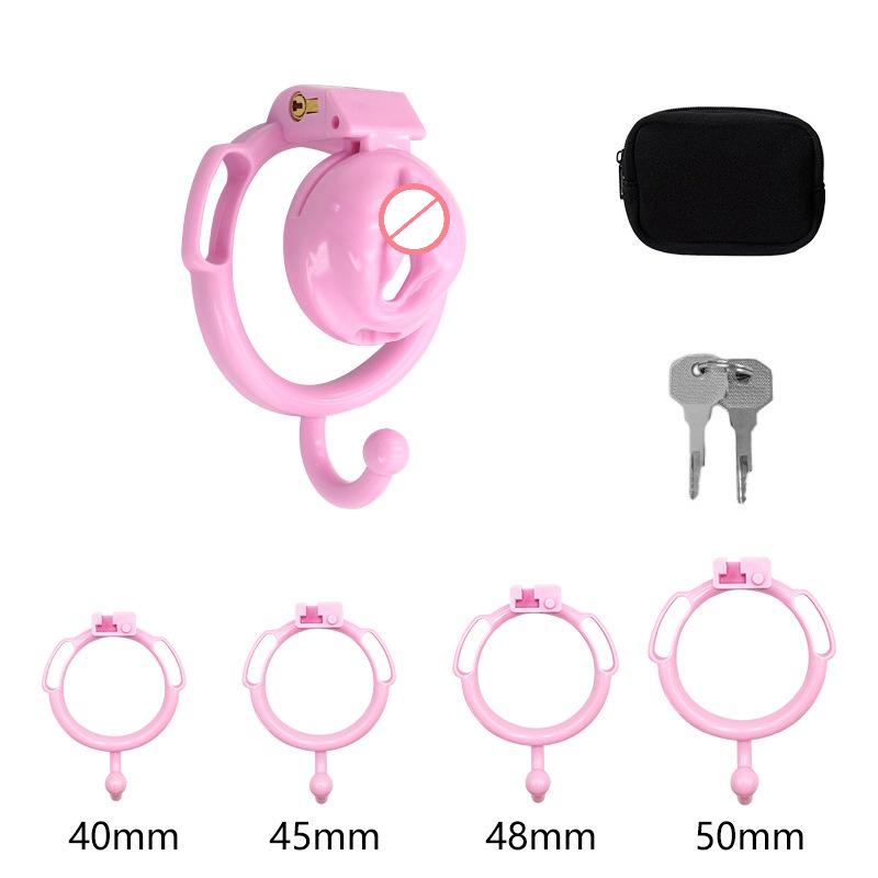 Male Chastity Device Restrain Sex Toy Penis Ring Penis Bondage Gear Femboy Toy Fake Vagina Chastity Lock CB Lock Chastity Cage