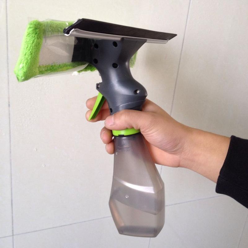 Cross-Border 3-in-1 Glass & Window Cleaner: Multi-Functional Spray & Scraper for Home & Car