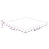 343029 vidaXL Dessus de table carré Marron clair50x50x2,5cm Bois chêne traité