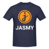 Jasmy Coin Cryptocurrency Fitness Tshirt Niche Lazy Style Classic Colors Cotton Tee