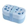 CAMUZ Bamboevezel Dubbellaagse Lunchbox