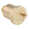 HVAC System Automatic Float Valve Brass Exhaust Valve with Air Bleeder Vent Valve No Water Leakage Maximum Pressure 150 PSI