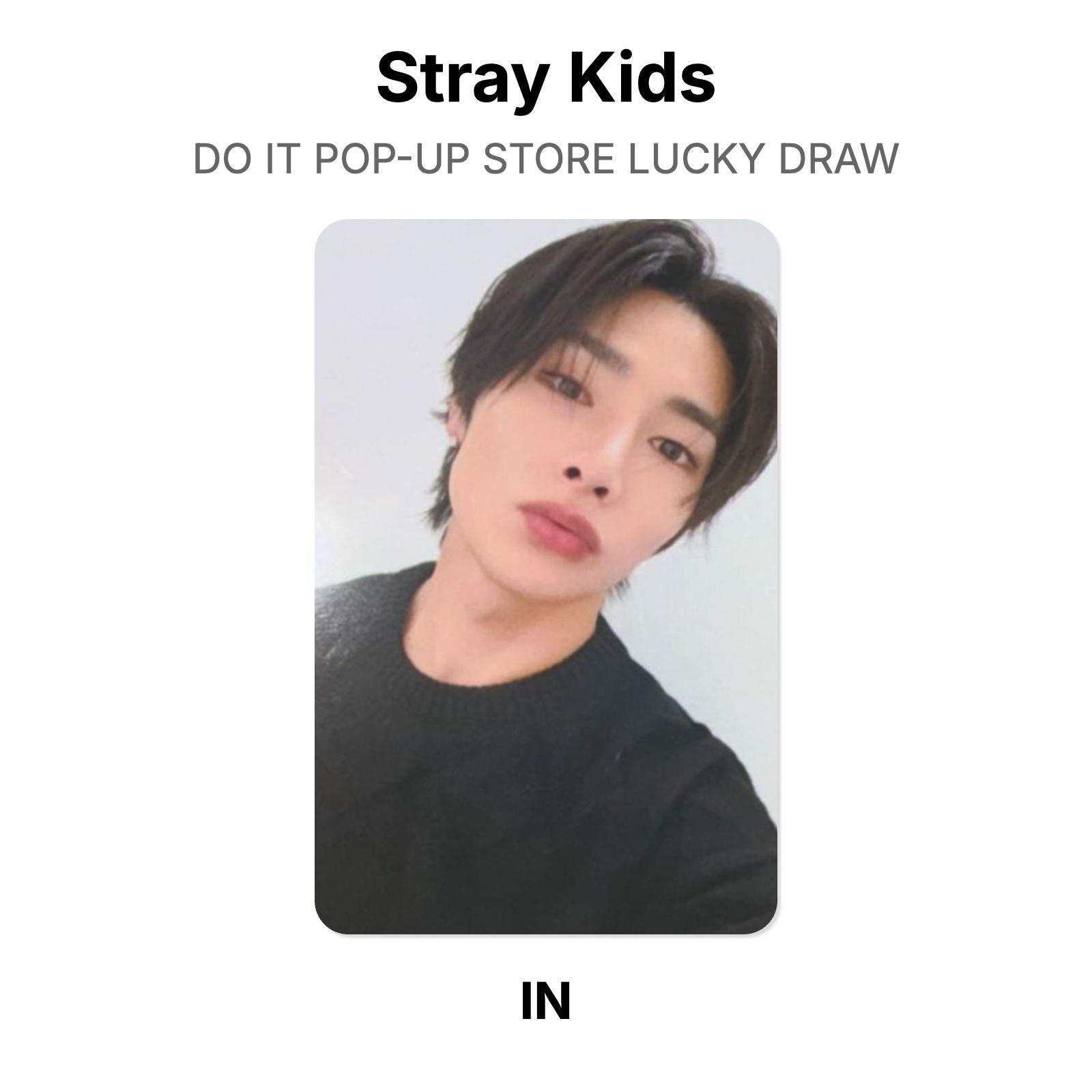 Stray Kids DO IT POP-UP STORE LUCKY DRAW Official Photocard I.N