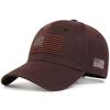 Unisex  Luxury High Quality American Flag Side Embroidery Baseball Cap Spring and Autumn Outdoor Adjustable Casual Sunscreen Hat