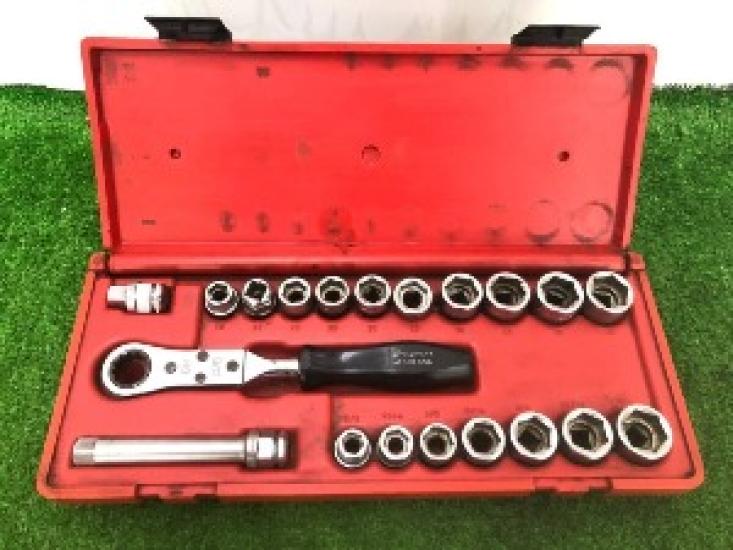 

Used Snap on RLow Profile Ratchet Wrench AFR20 Set-JM