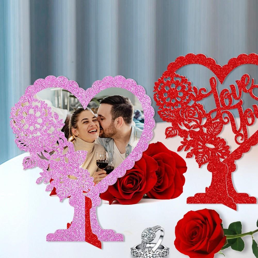 Day Decoration Valentines Love Heart 3d Ornament Desktop Photo Props Arrange