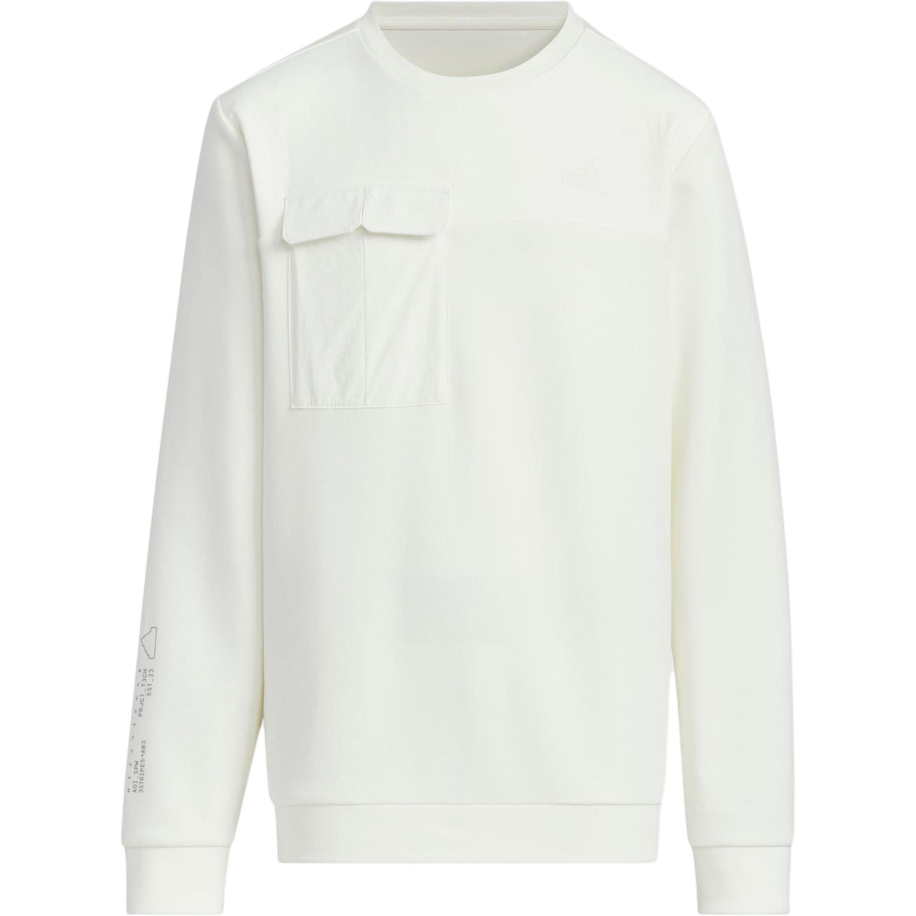 Adidas Sweatshirt OUTDOOR SWEATSHIRT Jade White Teenagers JN9586 110
