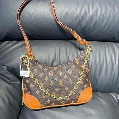 Borsa croissant medievale, borsa pisello, stampa floreale retrò abbinamento colori catena, borsa a spalla sotto il braccio, modello nuovo classico versatile