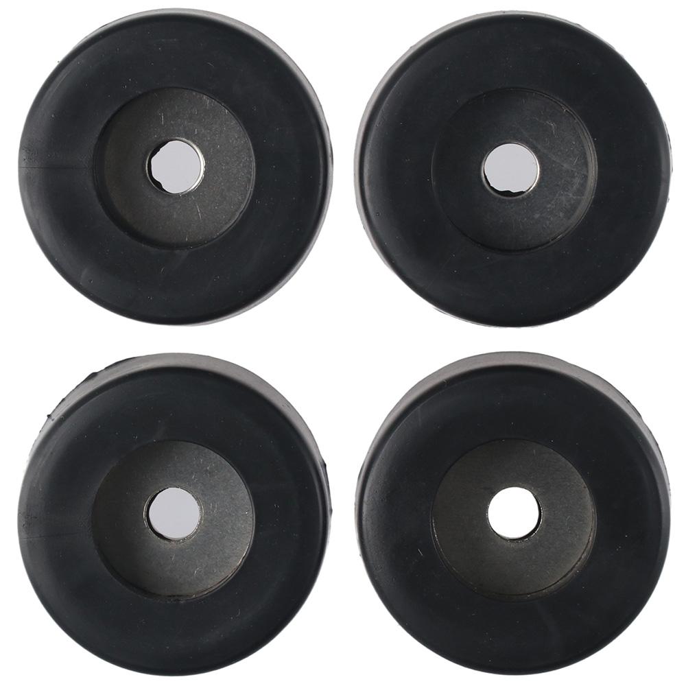4PCS Black Bumper Rubber Vibration Pads Foot Pad  for Compressors Generators Pressure Washers