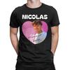 Men's Nicholas Alexander Chavez Pink Love T Shirts Graphic Actor Clothes Vintage Short Sleeve Round Neck Tees Printed T-Shirts