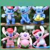 Lilostitch Cartoon Action Figure Model Doll Desktop Ornaments Decorations
