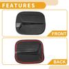 Fuel Tank Door Cap for Honda Civic 2022-2025 Fuel Filler Flap Cover Adhesive Type Black ABS Fuel Filler Door Gas Cap
