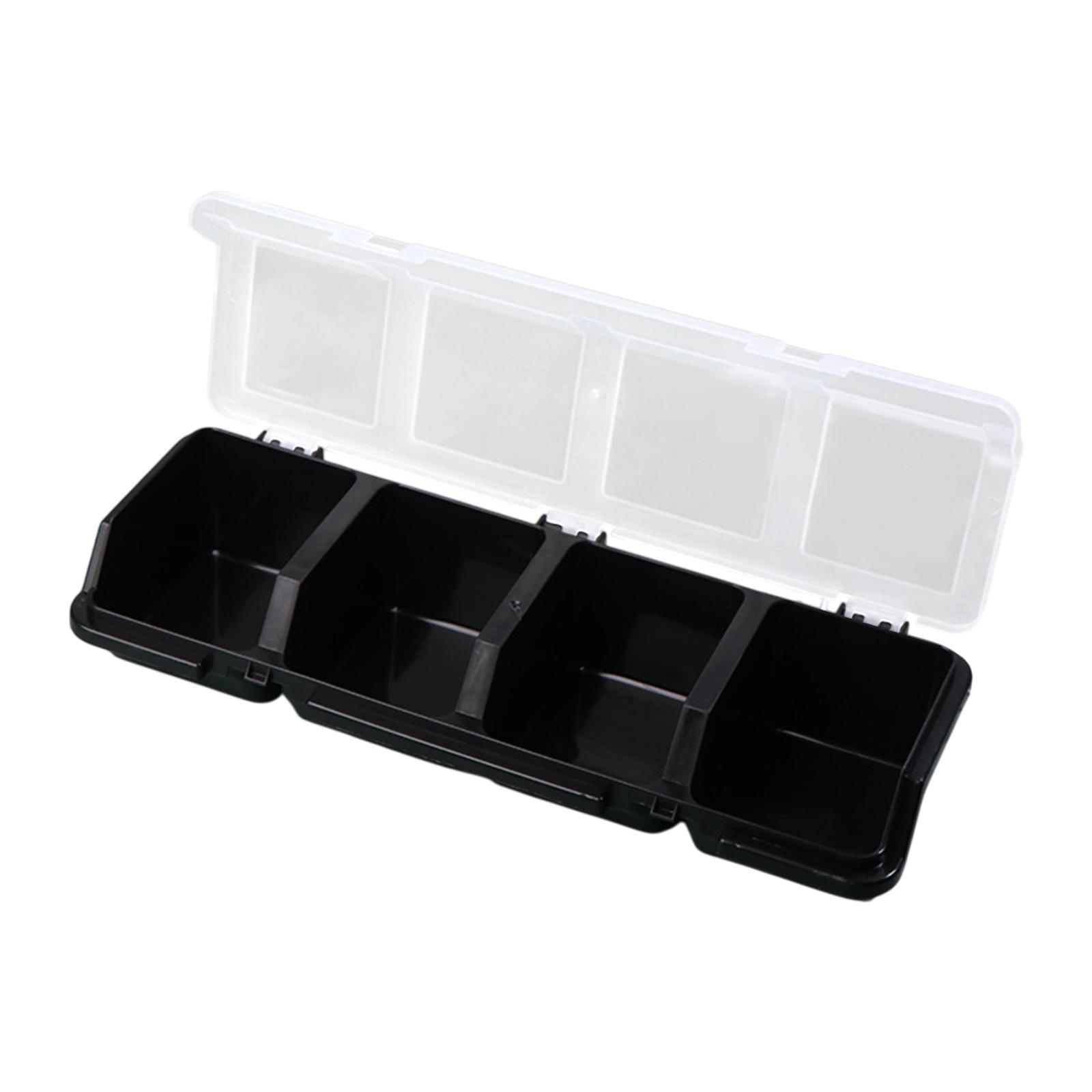 

Container Case for Screw Organization, Hardware Storage Box with Lid for Home чёрный