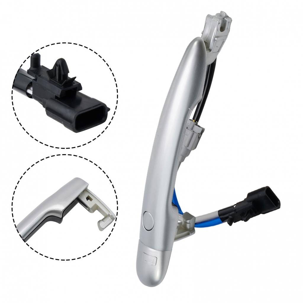 Plast Dørhåndtak Sølv Dørhåndtak Eksteriørtilbehør