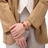 Youthway Multicolor Resin Bracelet For Women Minimalist  Gold Plated Stainless Steel Bracelet Simple Fashion Jewelry Gift