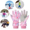Kinder Skihandschuhe Cartoon Winter Wasserdicht Winddicht Schnee Fäustlinge Fleecegefüttert Warme Handschuhe für Mädchen Jungen Outdoor
