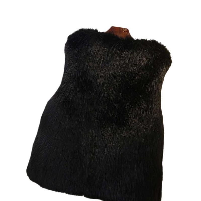 Neuer Herbst- und Winter-Imitat-Nerz-Weste Damen-Imitat-Pelzmantel Damen-Imitat-Fuchspelz-Weste Verdickte Pelzweste