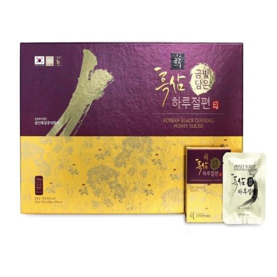 

Корейський чорний мед, корінь женьшеню, нарізаний, 20 г X 10 упаковок - Ginseng Cut
