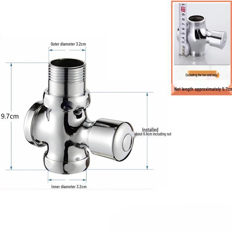 OEING Manual Flush Valve for Squatting Pans