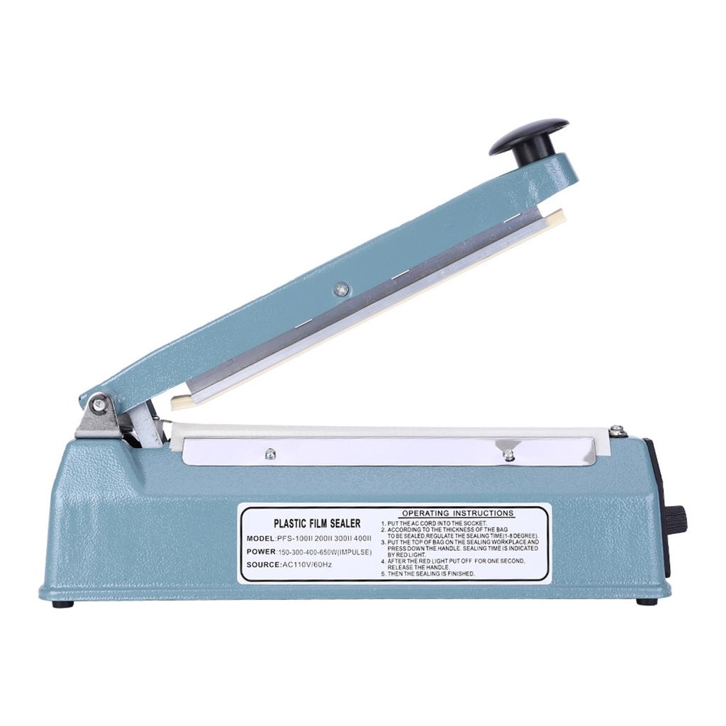 PFS?200 300W 8 Inch Impulse Heat Sealer Manual Sealing Machine Plastic Packaging Bag Sealer