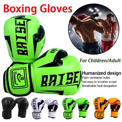 Rękawice bokserskie PU Rękawice do walki Kickboxing Karate Muay Thai Treningowe Rękawice do Kickboxingu Taekwondo Ochraniacz Dorosły Dziecko