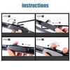 Wiper Front & Rear Wiper Blades Set For Toyota Prado 120 J120 2002 - 2009 Windshield Windscreen Window Brush 22"+21"+16"