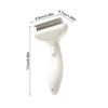 ABS Pet Dematting Comb Curved Design Thinning Brush New Floating Hair Cleaner  Pet
