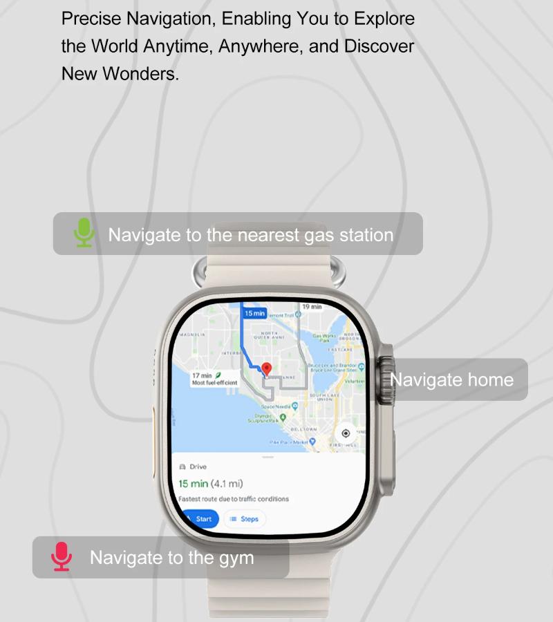 DT Ultra 3 Smartwatch Amoled Screen 4GB MP3 MP4 Player Bluetooth Network Sharing APP Store ChatGPT Smart AI Watch Man Sportwatch