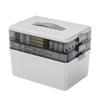 Portable Large-Capacity Multi-Layer Medical Storage Box for Family Use