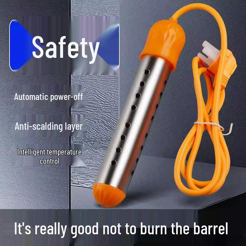 

220V High-Power Quick Heating Rod with Automatic Shut-Off for Bath Buckets Upgrade 2500W (No auto off)