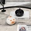 Cute Siamese cat ashtray desktop anti fly ash with cover living room office ceramic ashtray ornament ceramic ashtray with lid