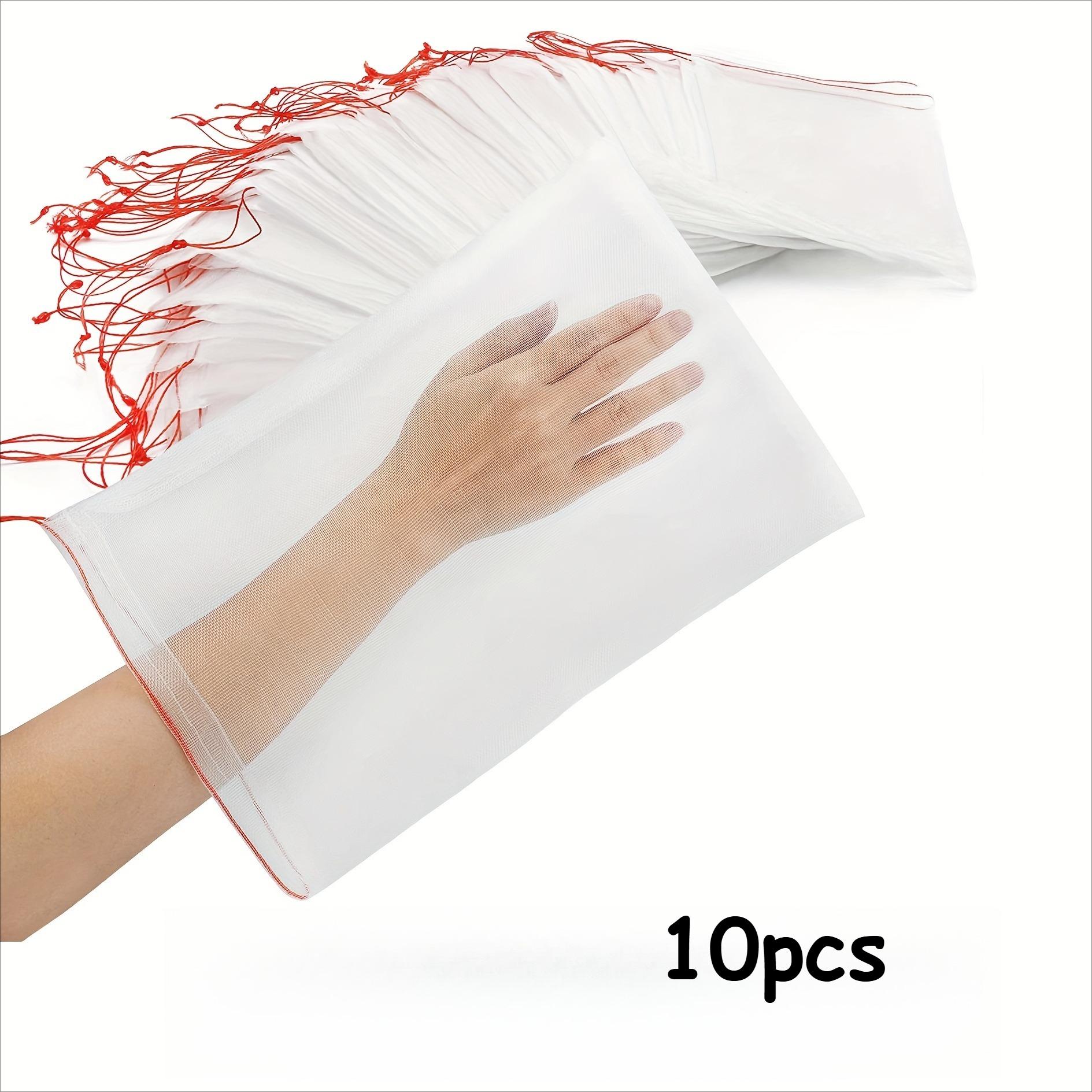 

50/20/10 шт. Сетчатые мешки для защиты урожая, Защитные от насекомых и птиц сетчатые мешки и Фильтрующие мешки для аквариума с завязкой, Дышащая сетка