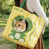 Breathable Puppy Travel Bag Portable Cat Shoulder Bag Pet Transfer Bag Cat Carrier Bag  Daily Use