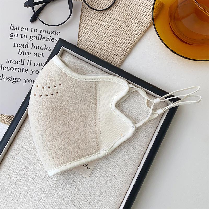 

Women s Winter Windproof Lamb Wool Face Mask - Anti-Frost, High-Design, Velvet Thick One Size