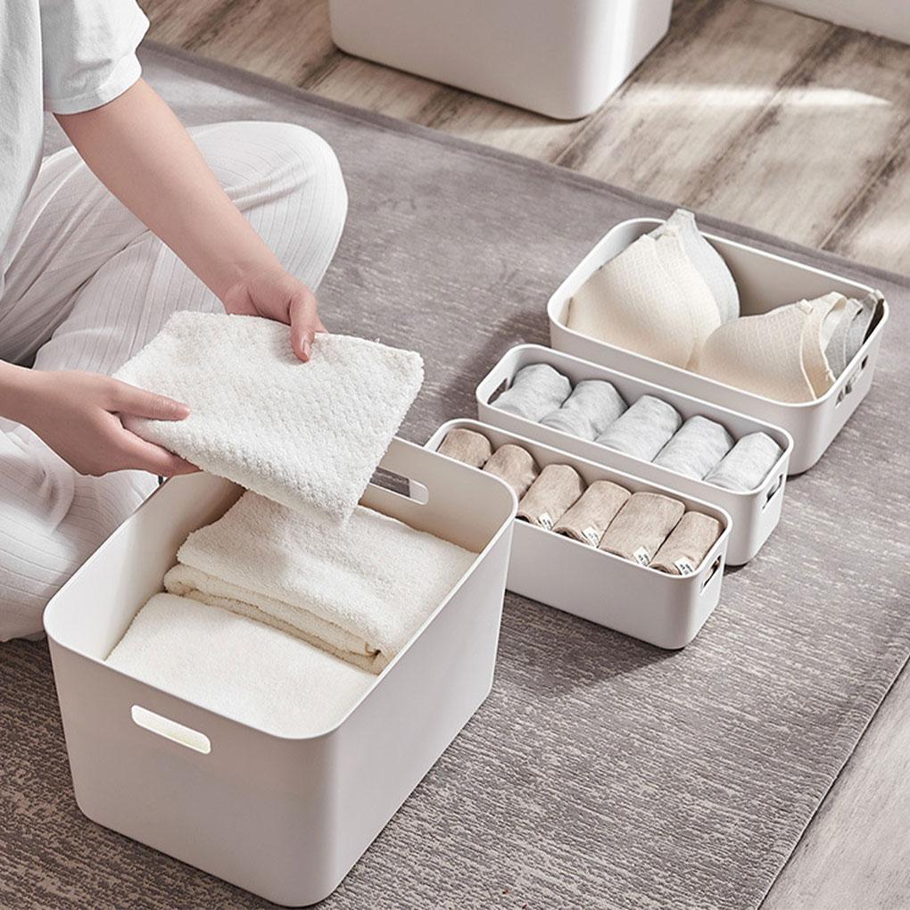 Convenient Plastic Storage Box For Kitchen Sundries Easy To Clean And Store