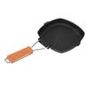 Folding Handle Frying Pan Nonstick Grilling Skillet Grill Pan  steak/Bacon/Meat/Fish