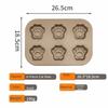 Non Stick Cake Plate 4/6/9/12 Cavity Cake Muffin Tin Tray Cute Cake Mold  for Home Kitchen