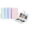 108 Pockets 3 Inch Mini Photo Album PU Leather Film Camera Picture Book Stamp Card Storage Case Collectible Album