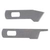 Set de 2 lames en acier au carbone pour machine à coudre Efficace Durable Remplacement de lame de machine à coudre Coupe précise
