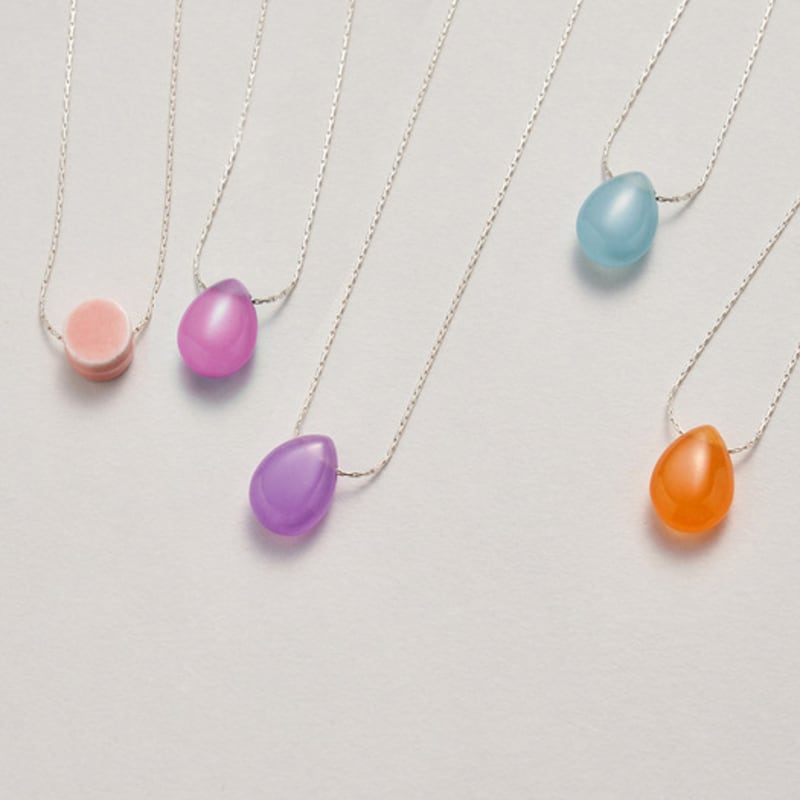 Liersi Soda Chalcedony Waterdrop Necklace