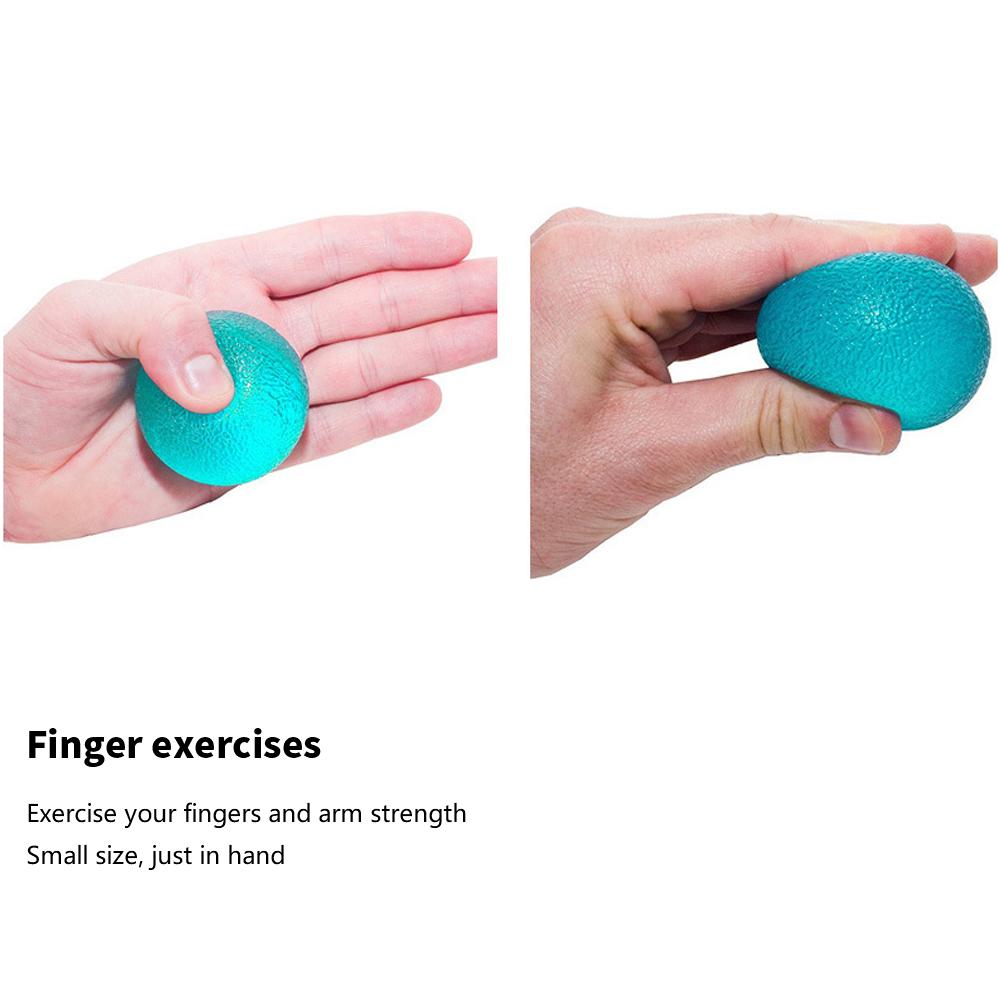 2PCS Silicone Hand Grip Balls for Reduce Pressure Wrist Exercise Massage Recovery ToolsGreen 35 Degrees