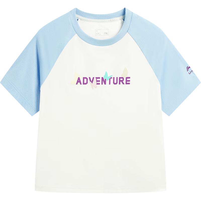 LI-NING Girls Quick-Dry Raglan Sleeve T-Shirt 160