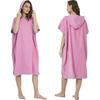 Quick Drying Cloak Double Sided Fleece Hooded Bath Towel Absorbent Quick Drying Diving Swimming Beach Adult Bathrobes