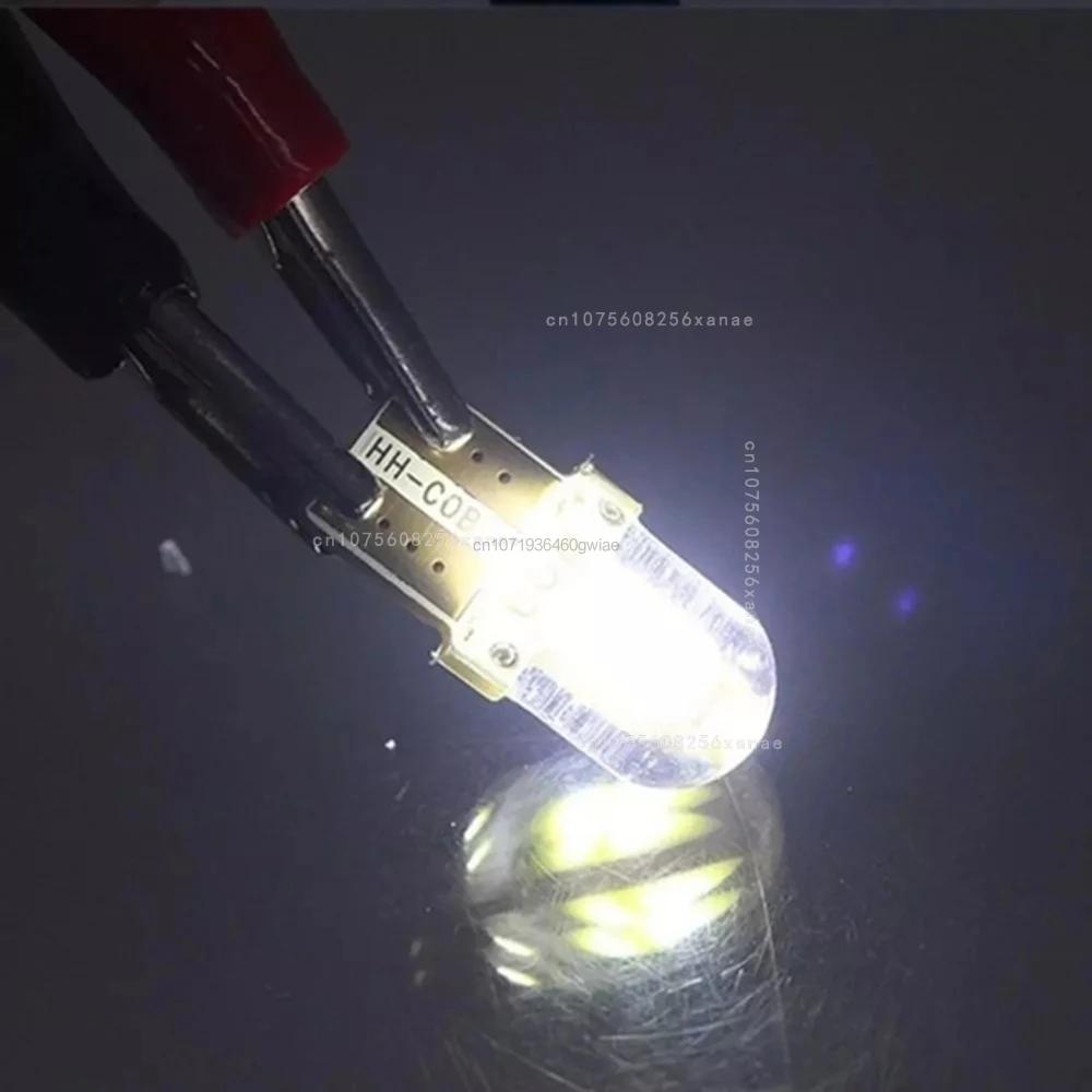 10 vnt. T10 W5W lemputė LED Automobilio numerio lentelės lempa COB T10 LED Canbus gabaritinis žibintas LED parkavimo lemputė Automobilio salono skaitymo lemputė