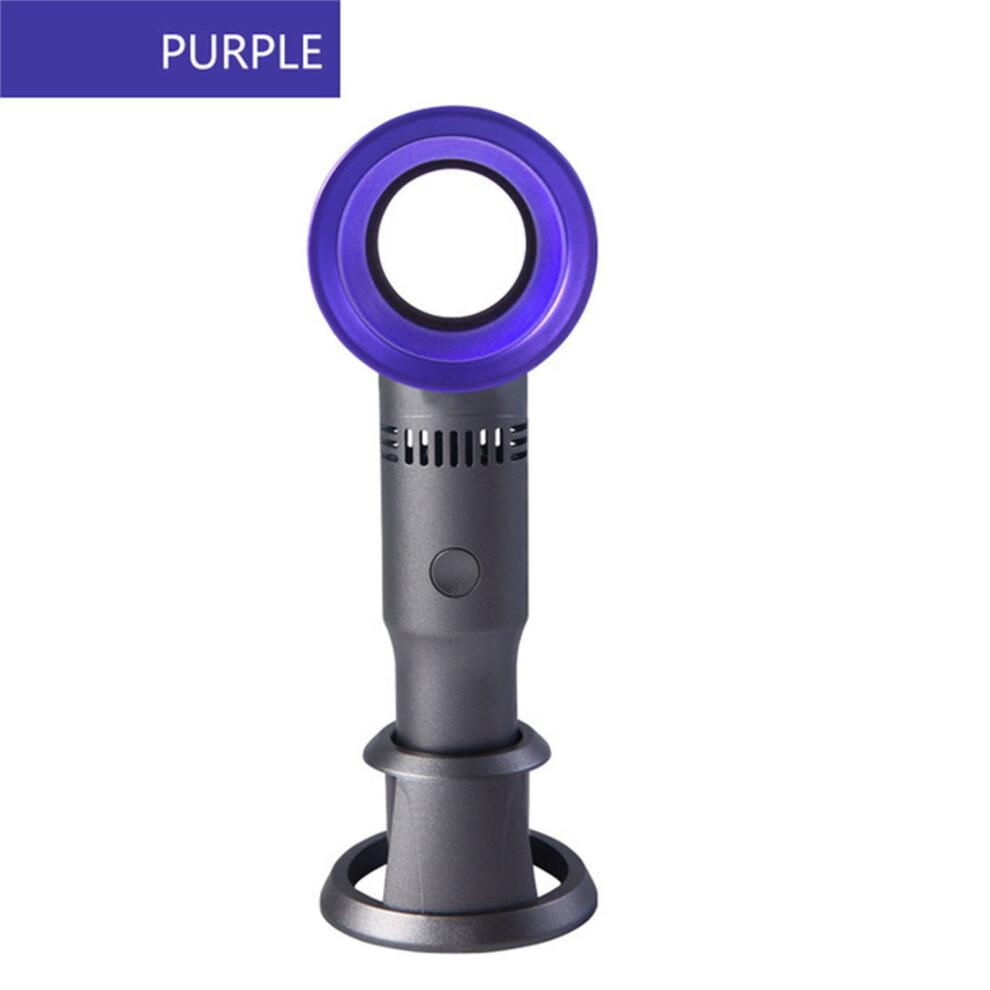Fnyoxu Leafless Mini Fan Creative Handheld Portable USB Charging Gift Fan Handheld Fan